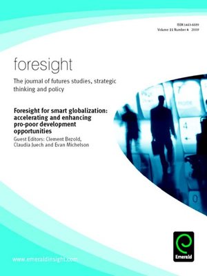 cover image of foresight, Volume 11, Issue 4
